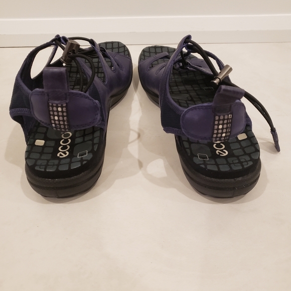 ECCO Womens Women's Jab Toggle Sandal Blue size 41, likely US 10-10.5 - Picture 4 of 9